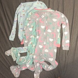 3-Piece Lot Footie Pajamas